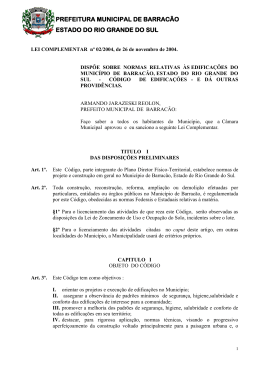 LEI COMPLEMENTAR n 02-2004- Codigo de Edificacoes