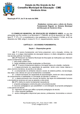 Modelo de Resolução - CEED. - Prefeitura Municipal de Venâncio