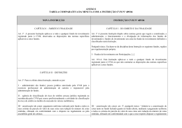 anexo i tabela comparativa da minuta com a instru&ccedil;&atilde;o cvm n&ordm; 409