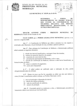 Lei n° 352-99 Determina forma de ressarcimento custos da