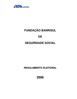 FUNDAÇÃO BANRISUL DE SEGURIDADE SOCIAL