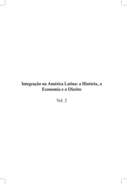Integra&ccedil;&atilde;o na Am&eacute;rica Latina: a Hist&oacute;ria, a