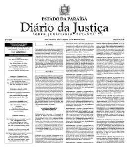 Diario da Justi a 29-05-2001 - Tribunal de Justi&ccedil;a da Para&iacute;ba
