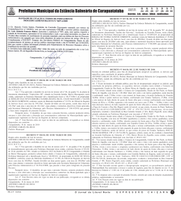Prefeitura Municipal da Est&acirc;ncia Balne&aacute;ria de Caraguatatuba
