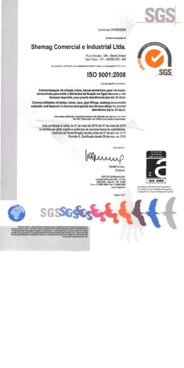 Shemag Comercial e Industrial Ltda.