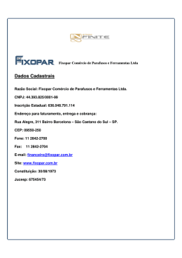 Ficha Cadastral