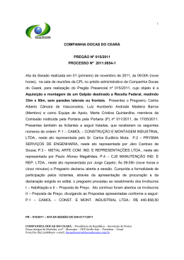 PR 15-2011 - ATA1 SESS&Atilde;O 01-11-2011