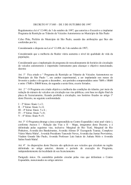 DECRETO N&ordm; 37.085 &ndash; DE 3 DE OUTUBRO DE 1997