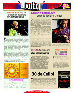 Ano VIII -N&deg;104 &ndash; Novembro/Dezembro de 2009 - sated-pe