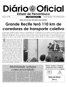 Grande Recife ter&aacute; 110 km de corredores de transporte