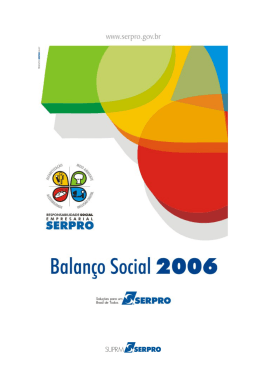 Balanço Social 2007