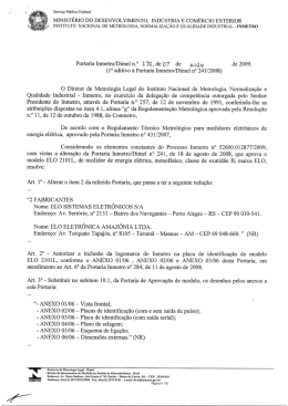 MINISTÉRIO DO DESENVOLVIMENTO, INDÚSTRIA E COMERCIO