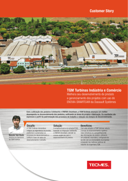 TGM Turbinas Indústria e Comércio Customer Story