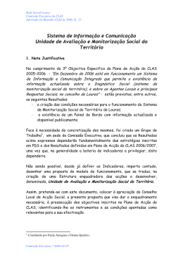 Sistema de Informação e Comunicação / Unidade de Avaliação e