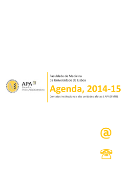 Agenda, 2014-15