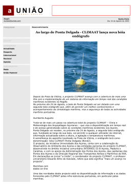 A Uni&atilde;o - Jornal Online - Projecto CLIMAAT