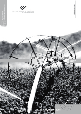 Estat&iacute;sticas Agr&iacute;colas