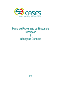 Plano de Preven&ccedil;&atilde;o de Riscos de Corrup&ccedil;&atilde;o_Cases