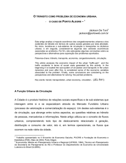 DeToni- Economia Urbana