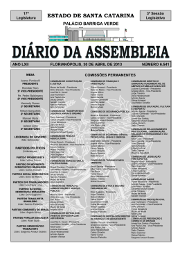 - Assembleia Legislativa do Estado de Santa Catarina