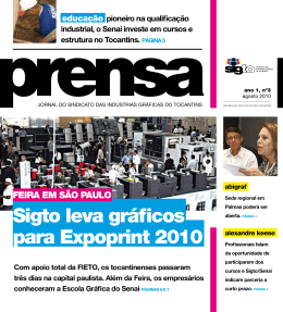 Sigto leva gr&aacute;ficos para Expoprint 2010