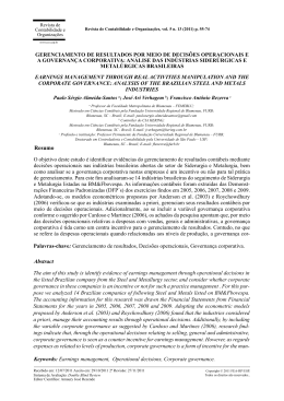Resumo Abstract - USP - Universidade de S&atilde;o Paulo