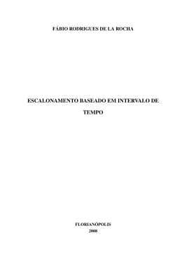 Escalonamento Baseado em Intervalo de Tempo