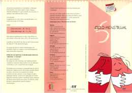 O ciclo menstrual