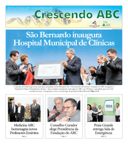 S&atilde;o Bernardo inaugura Hospital Municipal de Cl&iacute;nicas