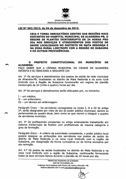 Lei Municipal Nº 502/2013