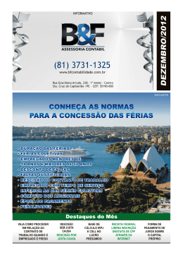 Dezembro - B e F Contabilidade