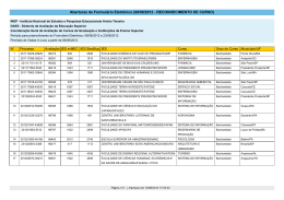 08/08/2012 - RECONHECIMENTO DE CURSO
