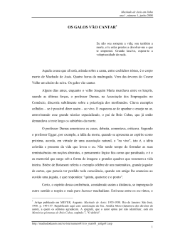 Artigo na &iacute;ntegra - Machado de Assis.net