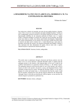 ESCRITAS Vol.5 n.2 (2013) ISSN 2238-7188 pp. 3-24