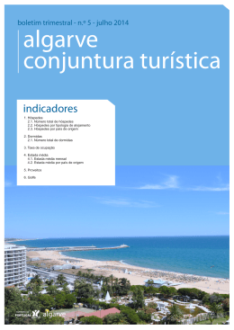 algarve conjuntura tur&iacute;stica