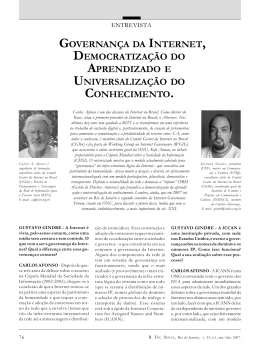 Governan&ccedil;a da Internet, Democratiza&ccedil;&atilde;o do Aprendizado e