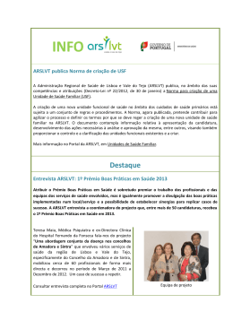 info arslvt 2014.05.08 - ARS Lisboa e Vale do Tejo