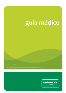Guia m&eacute;dico