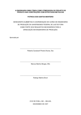 a engenharia simult&acirc;nea como otimizadora do projeto do produto