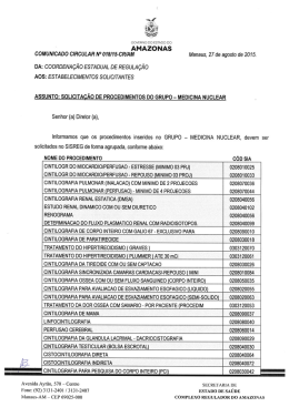 Com. Circular Nº 018 - Solicitar Exames no Grupo de Medicina