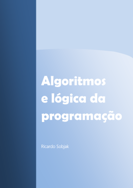 Algoritmos e Lógica da Programação