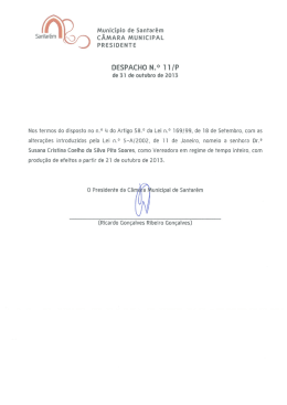 Despacho 11 V Susana Pita Soares a tempo inteiro