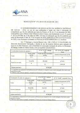 RESOLUÇÃO N9 473, DE os DE JULHO DE 2011