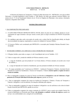 Abertura Edital