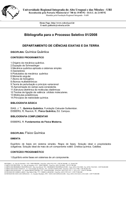 DEPARTAMENTO DE CI&Ecirc;NCIAS DA SA&Uacute;DE