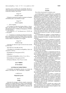 Lei de Bases dos Cuidados Paliativos