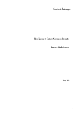 RNCCI - v.FINAL Referencial do Enfermeiro