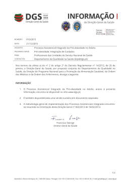 Processo Assistencial Integrado (PAI) - Direc&ccedil;&atilde;o