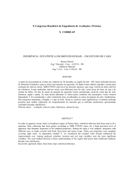 12 Inferencia Estatistica em Im&oacute;veis Rurais