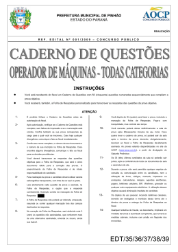 ED35 36 37 38 39 OPERADOR DE MAQUINAS